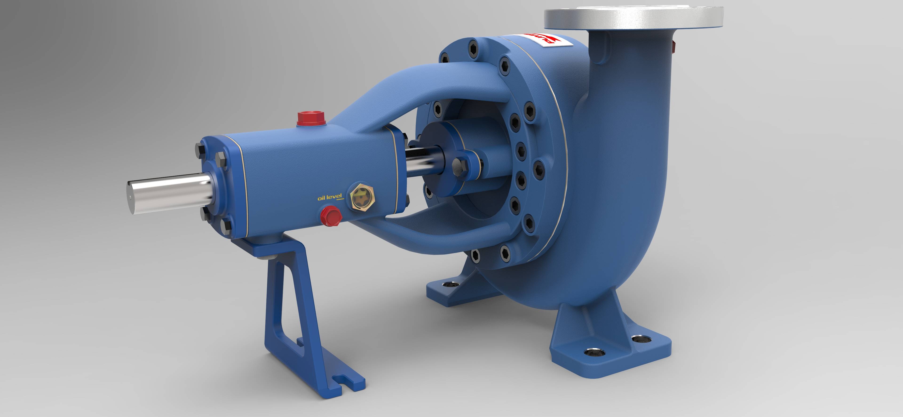 泵三维模型7:单级悬臂离心泵